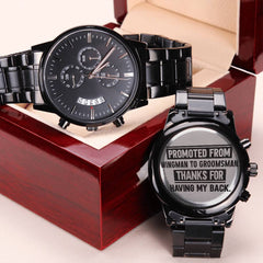 Groomsman Promoted From Wingman to Groomsman – Men's Watch - The Best Shop 4U