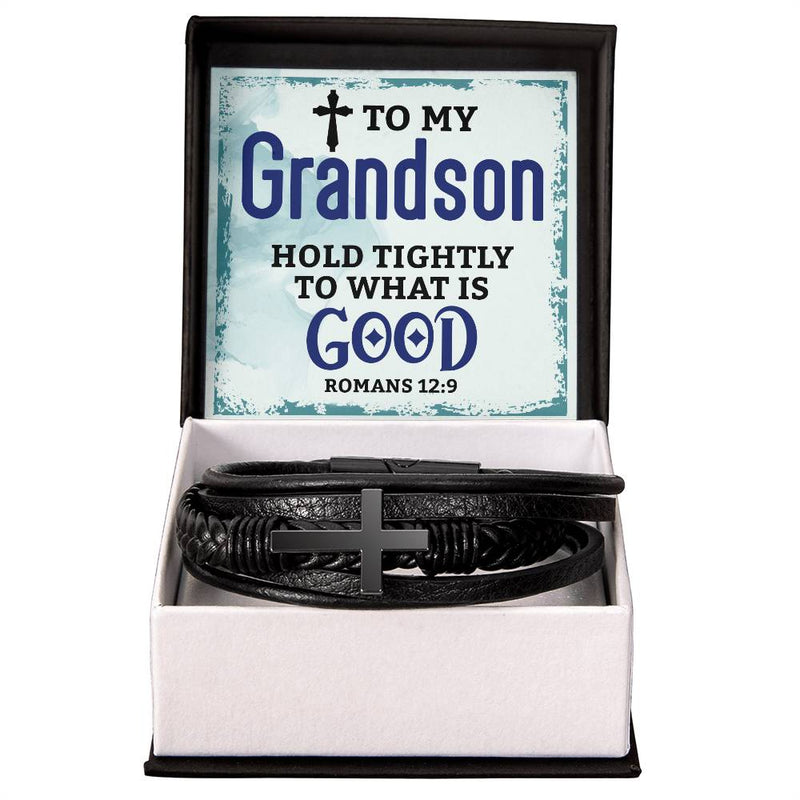 Hold Tightly - Cross Leather Bracelet - The Best Shop 4U