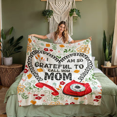 I Am So Grateful – Coral Fleece Blanket - The Best Shop 4U