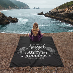 I Have an Angel in Heaven, I Call Her Grandma – Coral Fleece Blanket - The Best Shop 4U