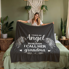 I Have an Angel in Heaven, I Call Her Grandma – Coral Fleece Blanket - The Best Shop 4U