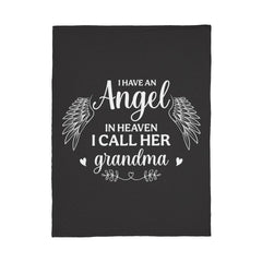 I Have an Angel in Heaven, I Call Her Grandma – Coral Fleece Blanket - The Best Shop 4U