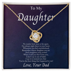 Im Always With You - Love Knot Necklacec - The Best Shop 4U
