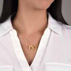 Interlocking Hearts Necklace - The Best Shop 4U