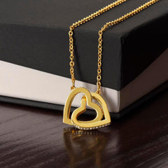 Interlocking Hearts Necklace - The Best Shop 4U