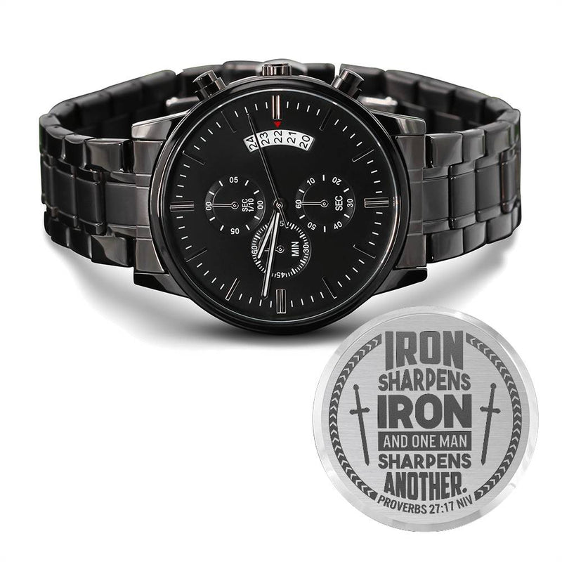 Iron Sharpens Iron (Proverbs 27:17) – Men's Watch - The Best Shop 4U