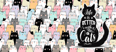 Life Is Better With Cats – Ceramic Mug - The Best Shop 4U