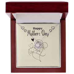 Mom & Baby - Love Knot Necklace - The Best Shop 4U