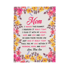 Mom You Will Feel My Love In It – Coral Fleece Blanket - The Best Shop 4U