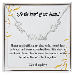 Mom's Personalized Custom Name Necklace - The Best Shop 4U