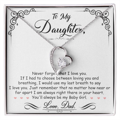 My Baby Girl - Forever Love Necklace - The Best Shop 4U