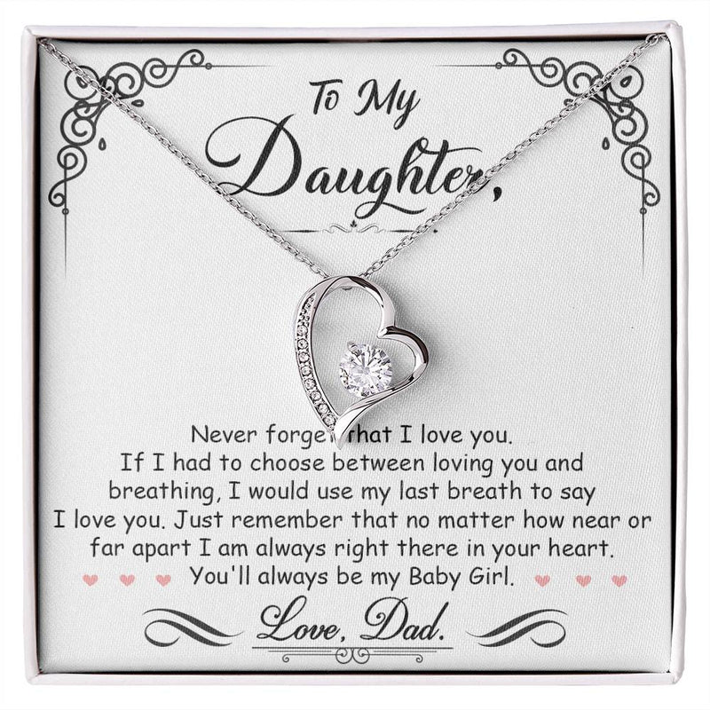 My Baby Girl - Forever Love Necklace - The Best Shop 4U