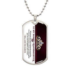 My Badass Granddaughter - Dog Tag Necklace - The Best Shop 4U