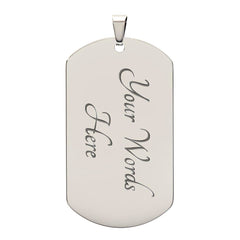 My Badass Granddaughter - Dog Tag Necklace - The Best Shop 4U