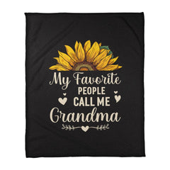 My Favorite People Call Me Grandma – Coral Fleece Blanket - The Best Shop 4U