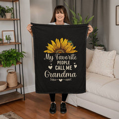 My Favorite People Call Me Grandma – Coral Fleece Blanket - The Best Shop 4U