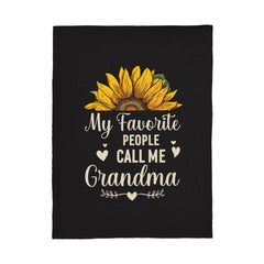 My Favorite People Call Me Grandma – Coral Fleece Blanket - The Best Shop 4U