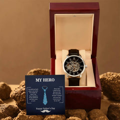 My Hero Dad - Openwork Watch - The Best Shop 4U