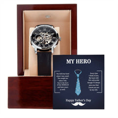 My Hero Dad - Openwork Watch - The Best Shop 4U