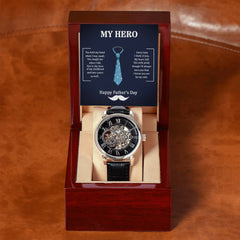My Hero Dad - Openwork Watch - The Best Shop 4U
