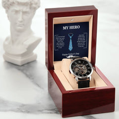 My Hero Dad - Openwork Watch - The Best Shop 4U