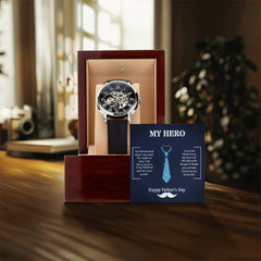 My Hero Dad - Openwork Watch - The Best Shop 4U