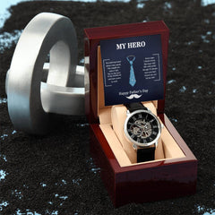 My Hero Dad - Openwork Watch - The Best Shop 4U
