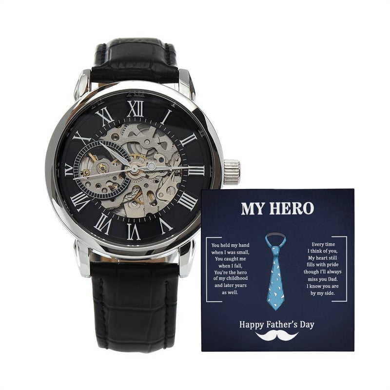 My Hero Dad - Openwork Watch - The Best Shop 4U
