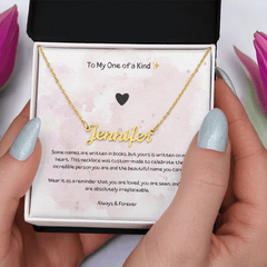 My One Of A Kind - Custom Name Necklace - The Best Shop 4U