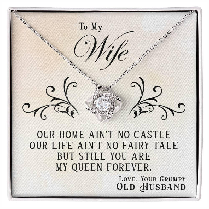 My Queen Forever - Love Knot Necklace - The Best Shop 4U