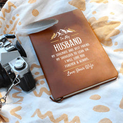 My Soulmate and Best Friend - Leather Journal - The Best Shop 4U