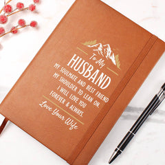 My Soulmate and Best Friend - Leather Journal - The Best Shop 4U