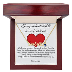 Personalized Name Necklace with Birthstone - The Best Shop 4U
