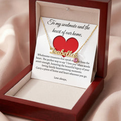 Personalized Name Necklace with Birthstone - The Best Shop 4U