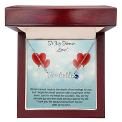 Personalized Name Necklace with Birthstone - The Best Shop 4U