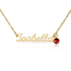 Personalized Name Necklace with Birthstone - The Best Shop 4U