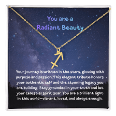Radiant Beauty - Night Sky Zodiac - Necklace - The Best Shop 4U