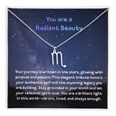 Radiant Beauty - Night Sky Zodiac - Necklace - The Best Shop 4U
