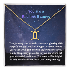 Radiant Beauty - Night Sky Zodiac - Necklace - The Best Shop 4U
