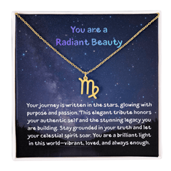 Radiant Beauty - Night Sky Zodiac - Necklace - The Best Shop 4U