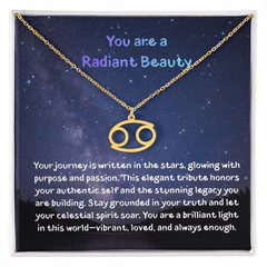Radiant Beauty - Night Sky Zodiac - Necklace - The Best Shop 4U