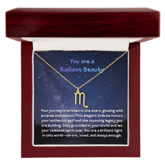 Radiant Beauty - Night Sky Zodiac - Necklace - The Best Shop 4U