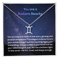 Radiant Beauty - Night Sky Zodiac - Necklace - The Best Shop 4U
