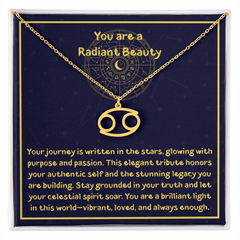Radiant Beauty - Zodiac Calendar - Necklace - The Best Shop 4U