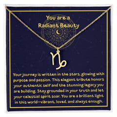 Radiant Beauty - Zodiac Calendar - Necklace - The Best Shop 4U