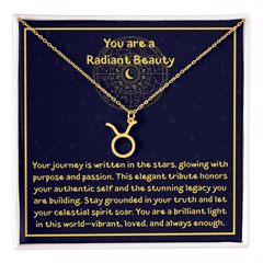 Radiant Beauty - Zodiac Calendar - Necklace - The Best Shop 4U