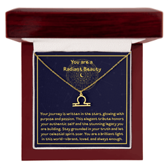 Radiant Beauty - Zodiac Calendar - Necklace - The Best Shop 4U