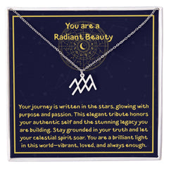 Radiant Beauty - Zodiac Calendar - Necklace - The Best Shop 4U