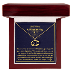 Radiant Beauty - Zodiac Calendar - Necklace - The Best Shop 4U