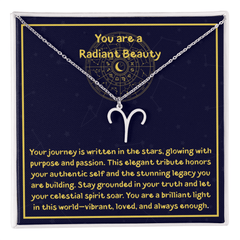 Radiant Beauty - Zodiac Calendar - Necklace - The Best Shop 4U